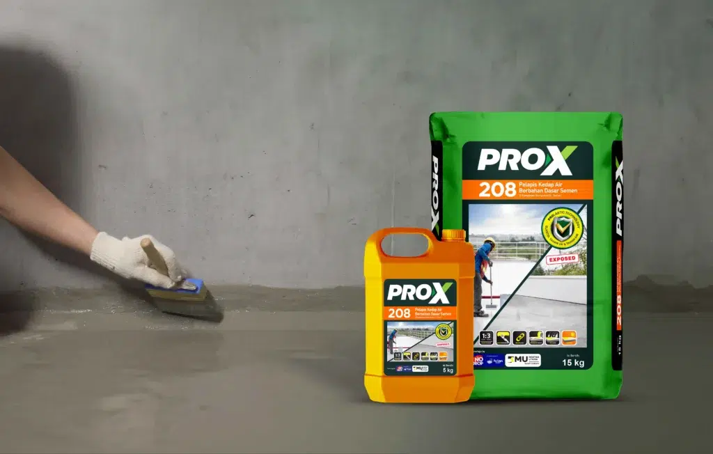 Semen Waterproofing Dak Beton yang Bisa Di-expose