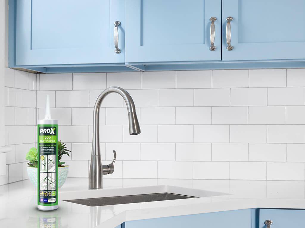 Sealant PRO-X 222 untuk mencegah rembesan wastafel tanam dapur